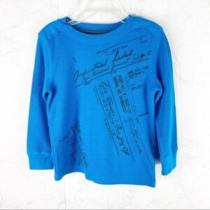 [Epic Threads] Blue Graphic Long Sleeve Top